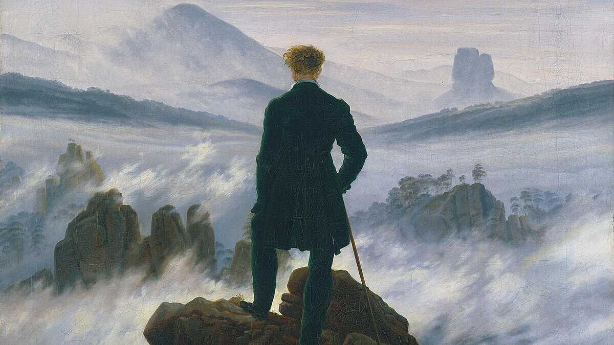 Immagine di Dal Viandante di Caspar David Friedrich a “Viceversa. Il mondo visto di spalle”