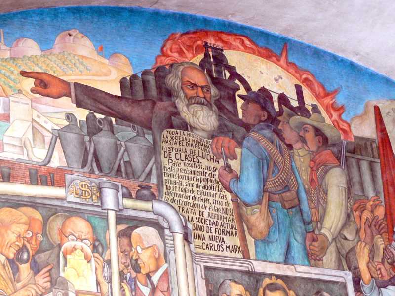 &nbsp;Diego Rivera, murale al Palazzo nazionale di Citt&agrave; del Messico, particolare (Wikimedia)