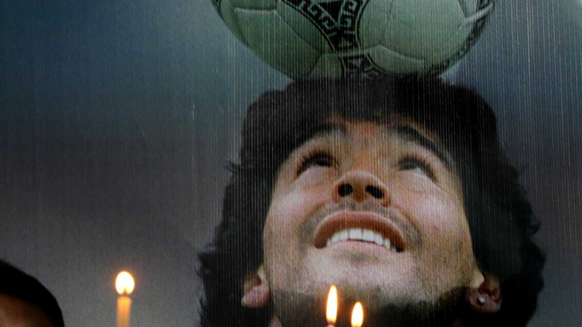 Immagine di Maradona come vaccino anti puritani