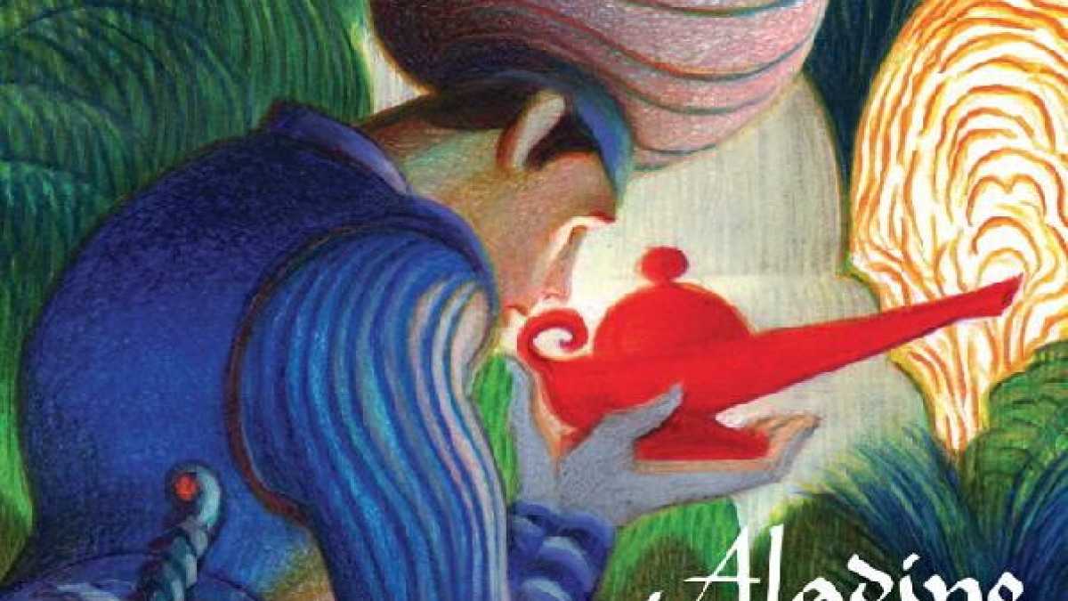 Immagine di Terranova e Mattotti, uniti dalla lampada di Aladino e dai desideri che muovono il mondo