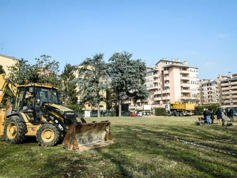 Milano, presentazione del piano di interventi sull'edilizia scolastica del comune nel 2017 (LaPresse - Claudio Furlan)&nbsp;<br />