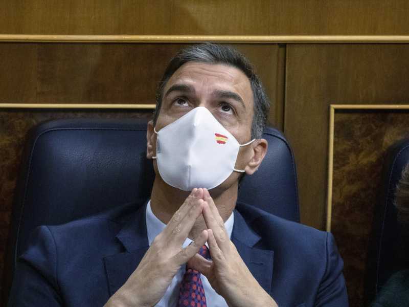 Il primo ministro spagnolo Pedro S&aacute;nchez &egrave; diventato il leader del Psoe per la prima volta nel 2014 (foto LaPresse)&nbsp;<br />