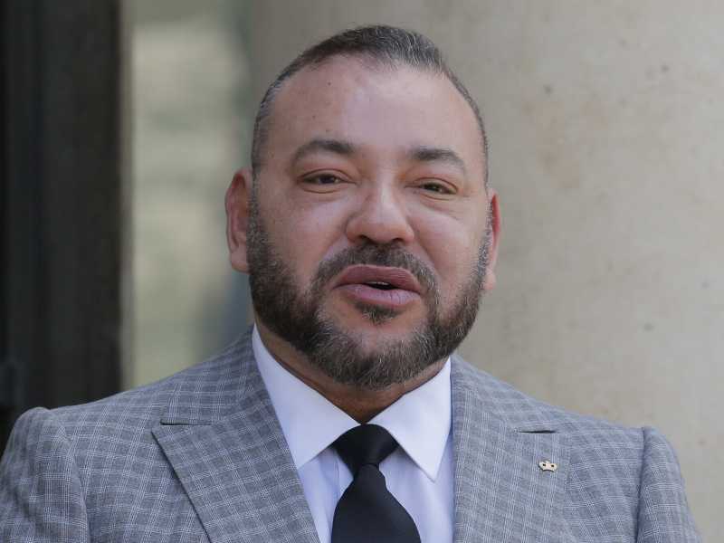 re <span class="scayt-misspell-word" data-scayt-word="Mohammed" data-wsc-lang="it_IT" data-wsc-id="kij7yb08zyeza125c">Mohammed</span> VI del Marocco (foto LaPresse)