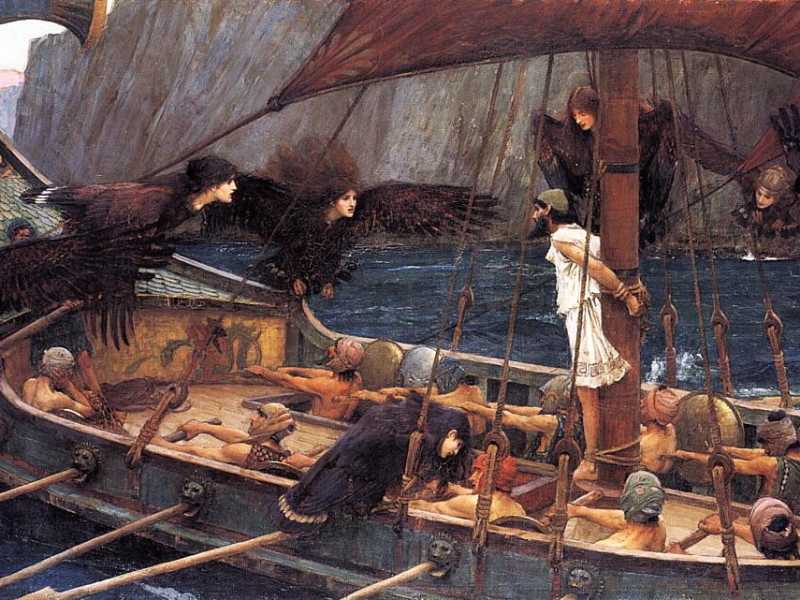 John William Waterhouse, Ulisse e le sirene,1891&nbsp;<br />
