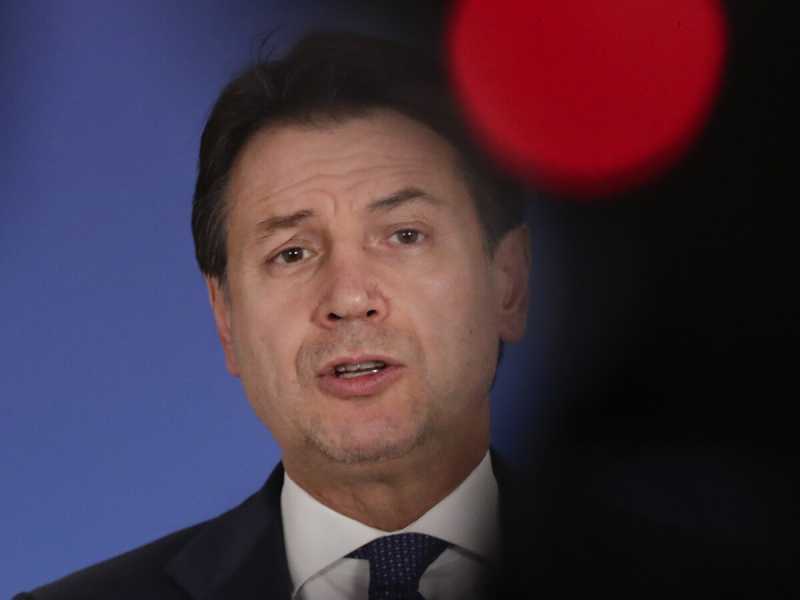 Giuseppe Conte (Olivier Hoslet, Pool via AP) <br />&nbsp;<br />