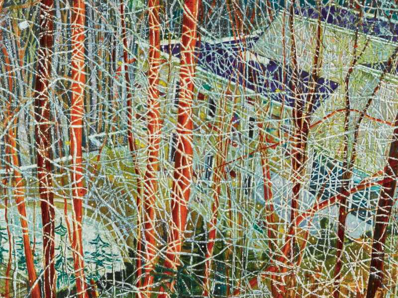 The Architect&rsquo;s Home In The Ravine, 1991, by Peter Doig&nbsp;<br />