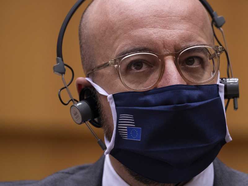 Il presidente del Consiglio Europeo Charles Michel (John Thys/Pool Photo via AP)