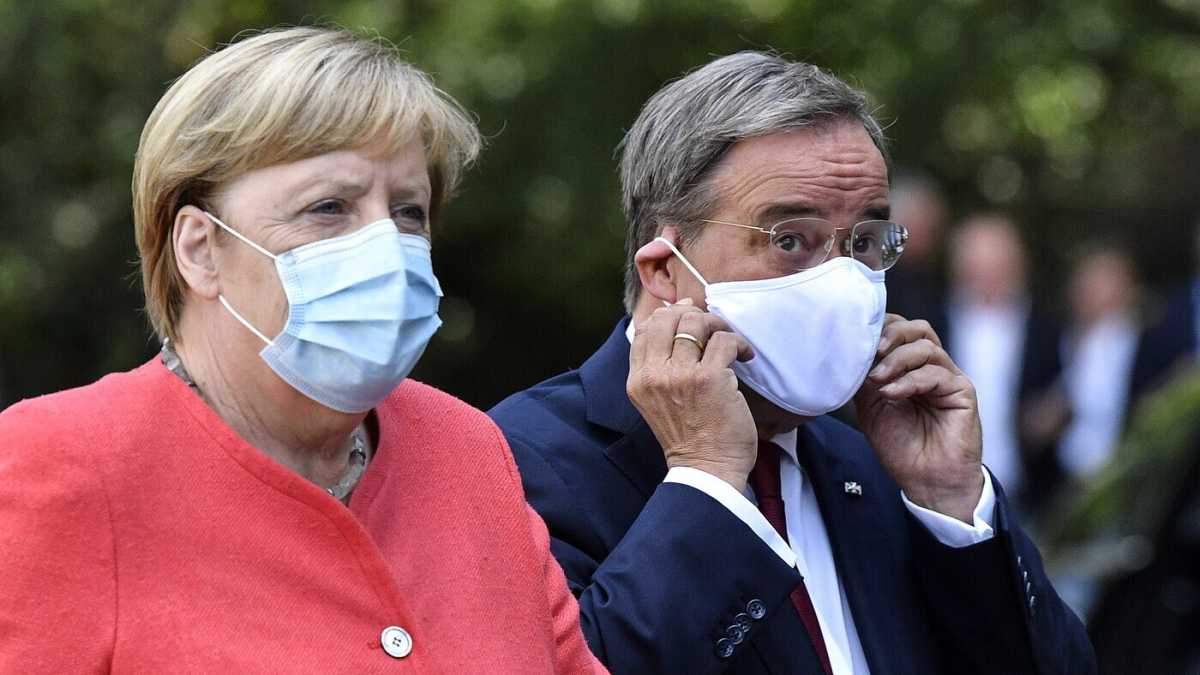 Immagine di Armin Laschet in caduta libera