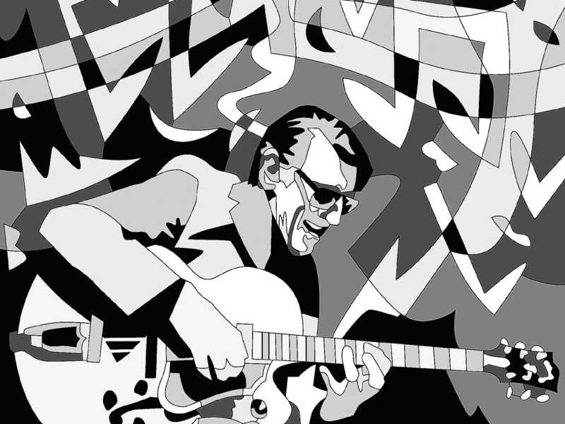 &nbsp;Ugo Nespolo, &ldquo;Tal Farlow&rdquo;, 1921-1998