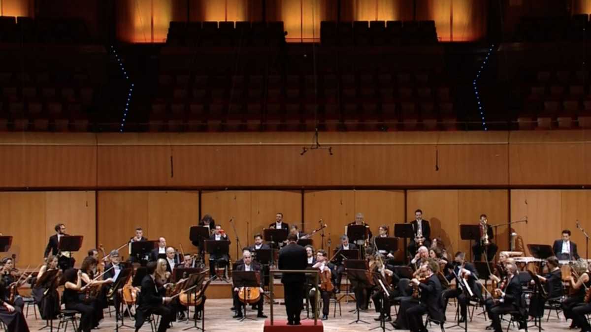 Immagine di Santa Cecilia, con Petrenko e Levit sala delle meraviglie. Peccato fosse vuota