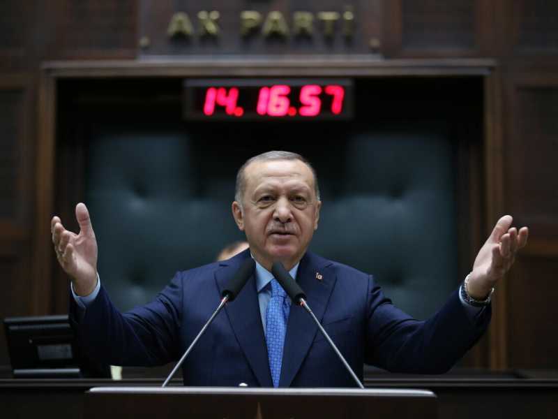Erdogan tasche vuote