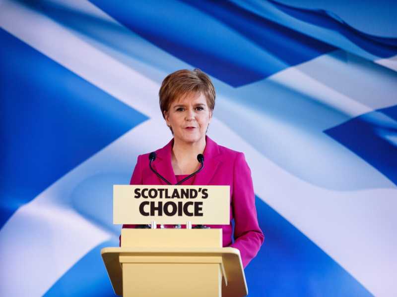 Nicola Sturgeon (Foto Ansa)&nbsp;<br />