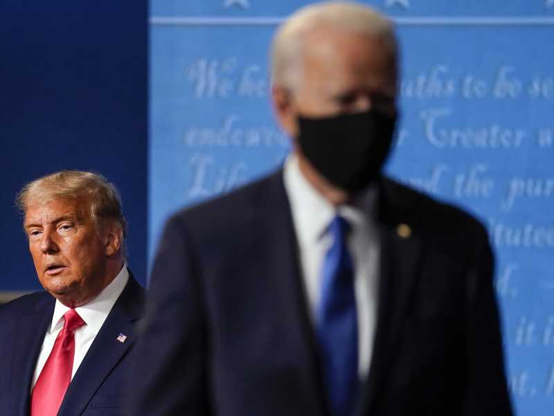 I discorsi di Biden e Trump