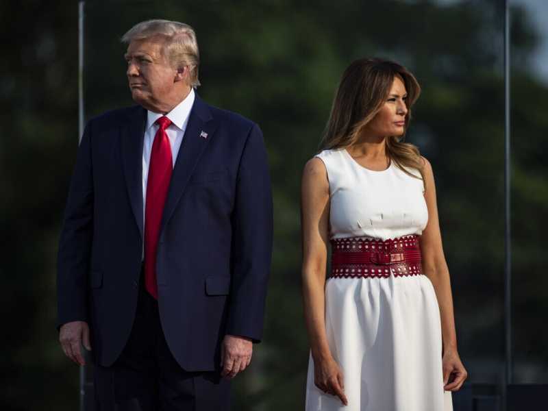 Donald e Melania Trump (foto Ansa)
