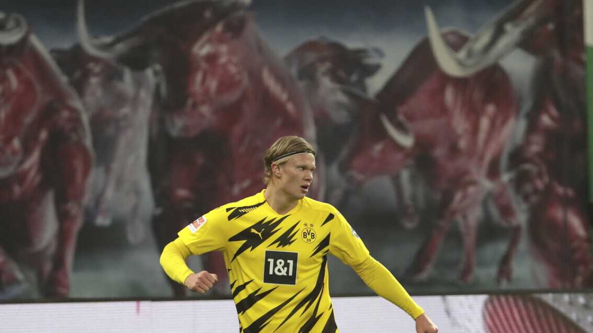 Immagine di Haaland, l'attaccante del 2021