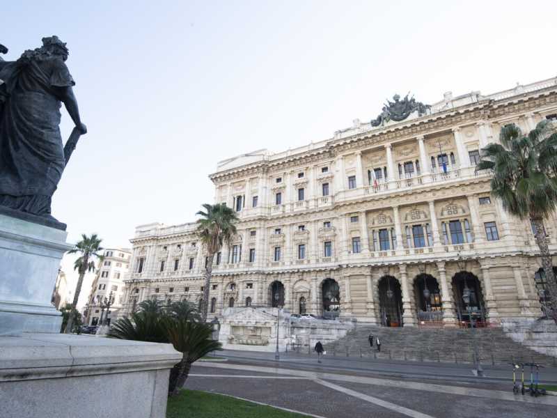 La sede della Corte di Cassazione, a Roma (foto Ansa)