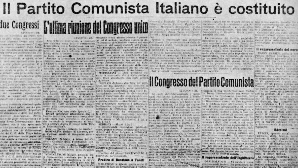 Immagine di Quando a Livorno nacque il Partito comunista