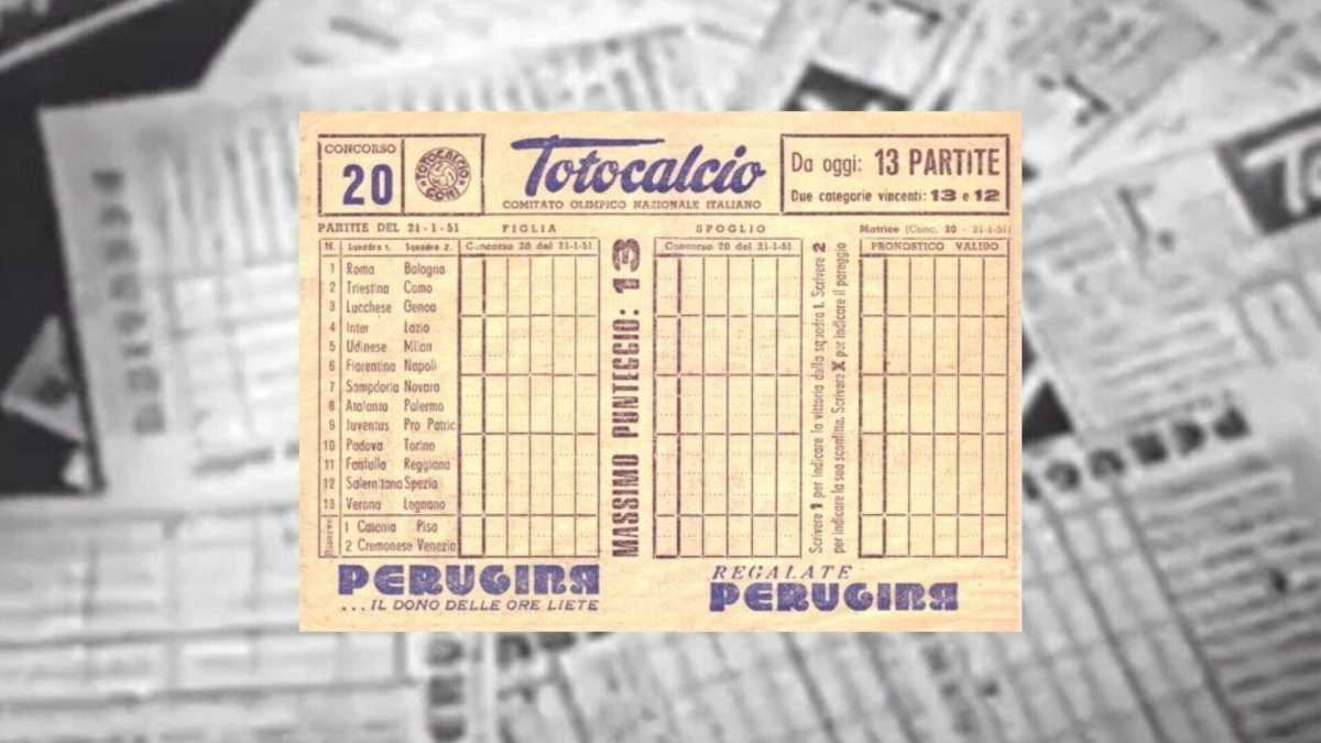 Immagine di Fu il Totocalcio a eliminare secoli di pregiudizi sul numero tredici