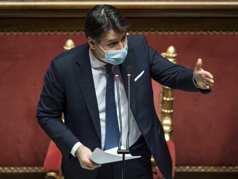 Giuseppe Conte (Foto Ansa)