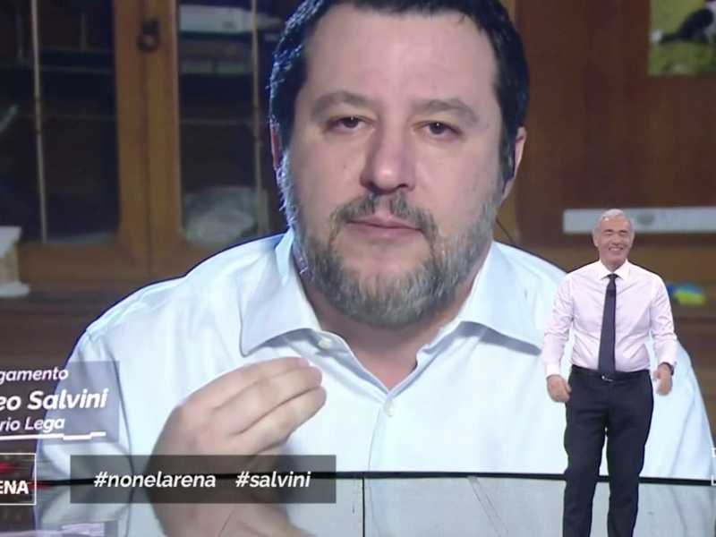 L'endorsement (da Giletti) di Salvini per Berlusconi al Quirinale