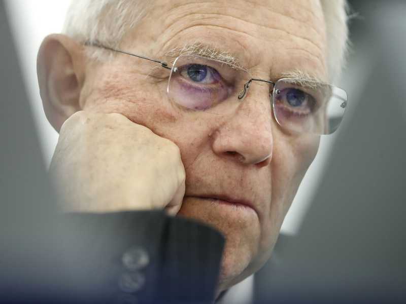 Wolfgang Sch&auml;uble, presidente del Bundestag (Foto LaPresse)&nbsp;<br />