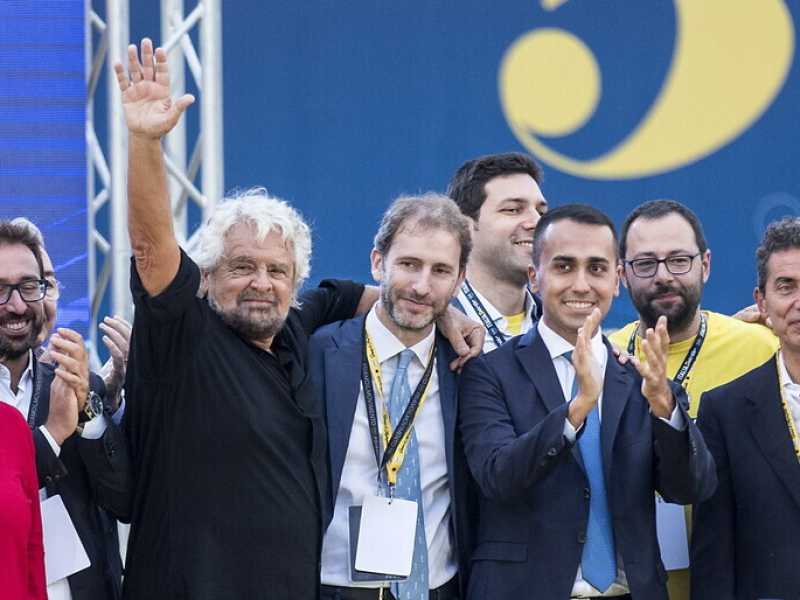 <span style="font-family: Arial, Verdana, sans-serif; font-size: 12px;">Italia 5 Stelle, la manifestazione grillina del 2018 al Circo Massimo, a Roma (Foto LaPresse)</span>