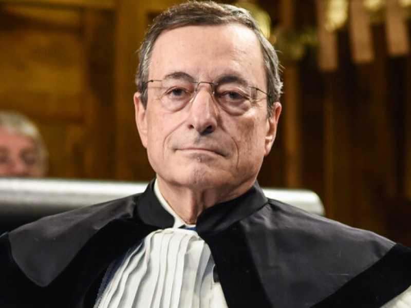 Mario Draghi (foto LaPresse)