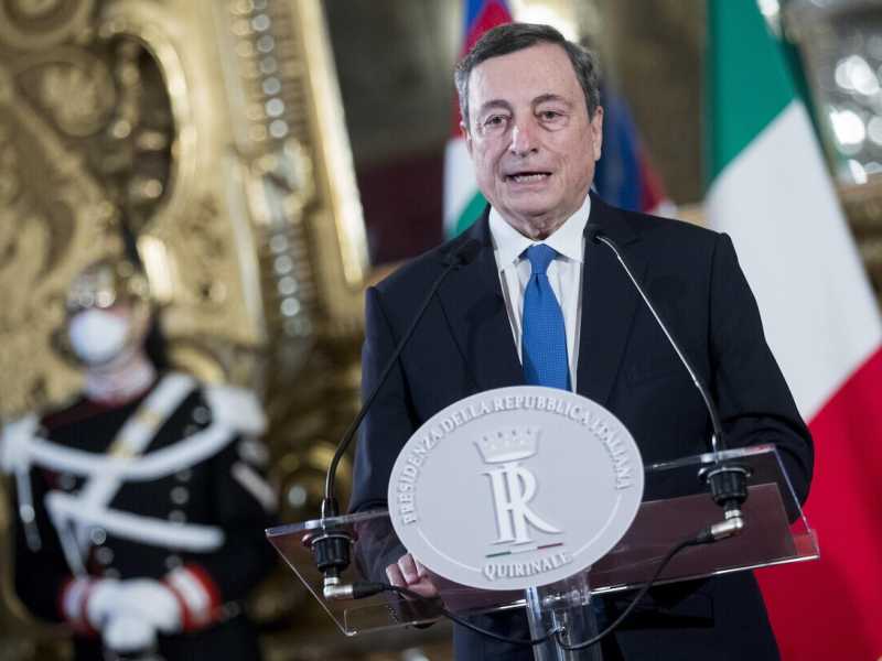 &nbsp;Il premier incaricato Mario Draghi,&nbsp; nato a Roma nel 1947 (Ansa)<br />
