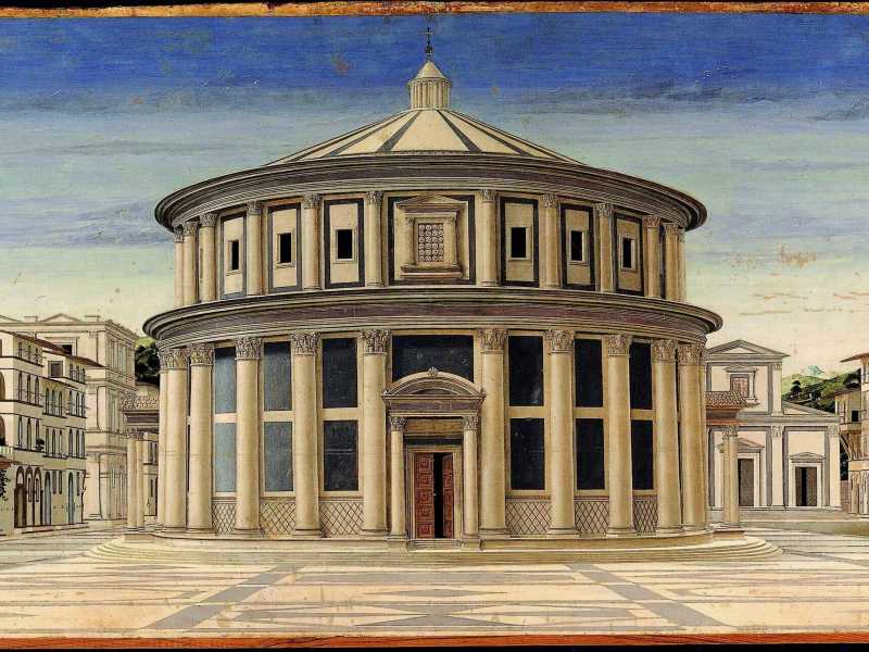Città ideale, Galleria Nazionale delle Marche, Urbino <br />