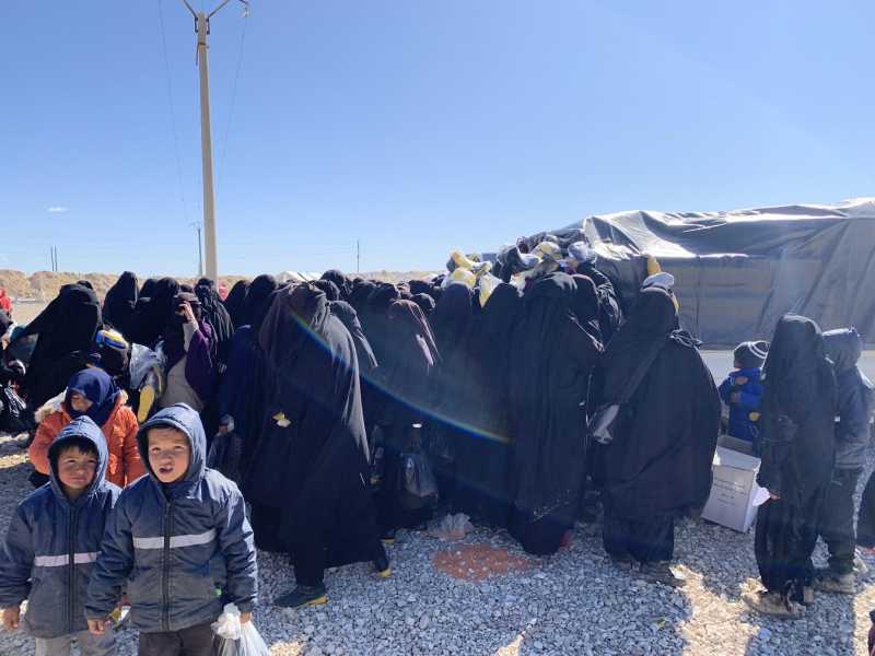 &nbsp;Il campo di al Hol in Siria ospita decine di migliaia di donne e bambini dello Stato islamico (foto di Daniele Raineri)&nbsp;