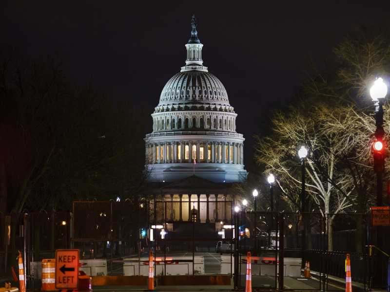 Il campidoglio di Washington (AP Photo/J. Scott Applewhite)<br /> <br />