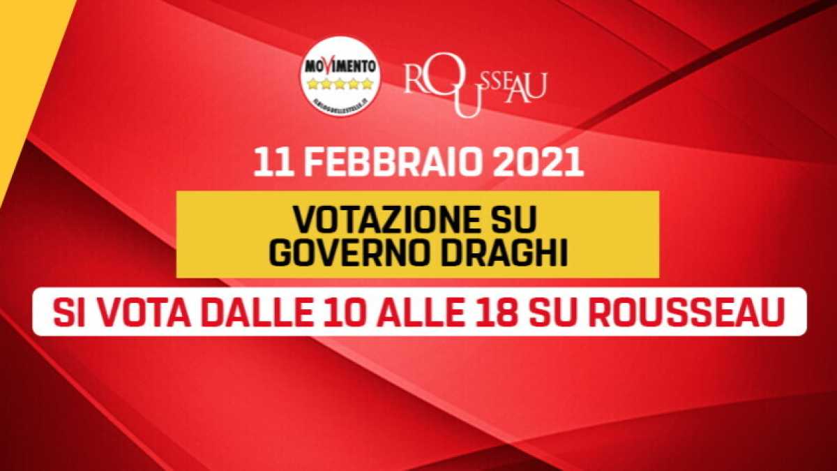 Immagine di M5s, domani il voto su Rousseau. Ecco il quesito sul governo Draghi