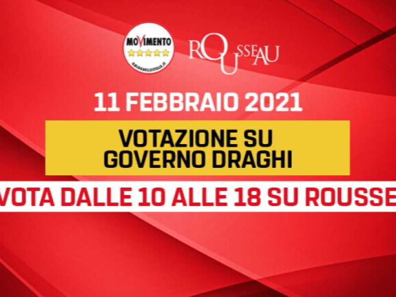 M5s, domani il voto su Rousseau. Ecco il quesito sul governo Draghi