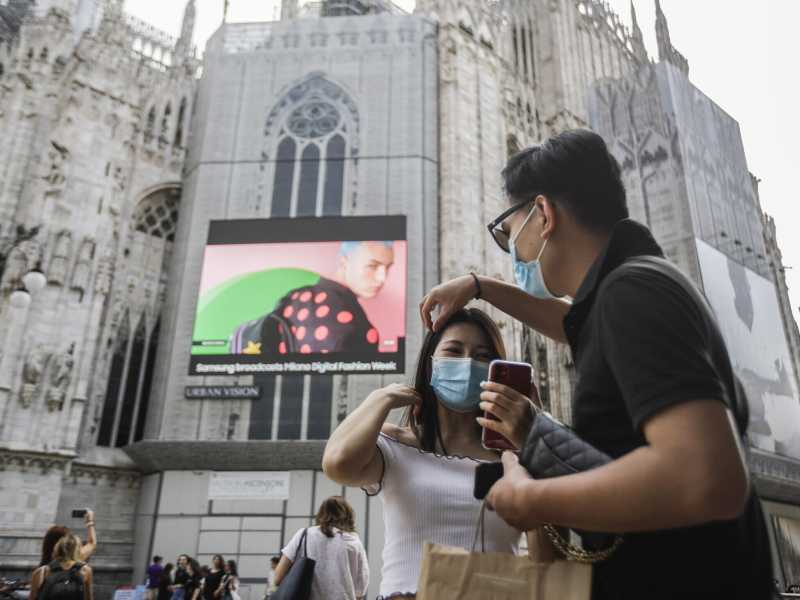 Milano, la prima fashion week digitale (LaPresse) <br />