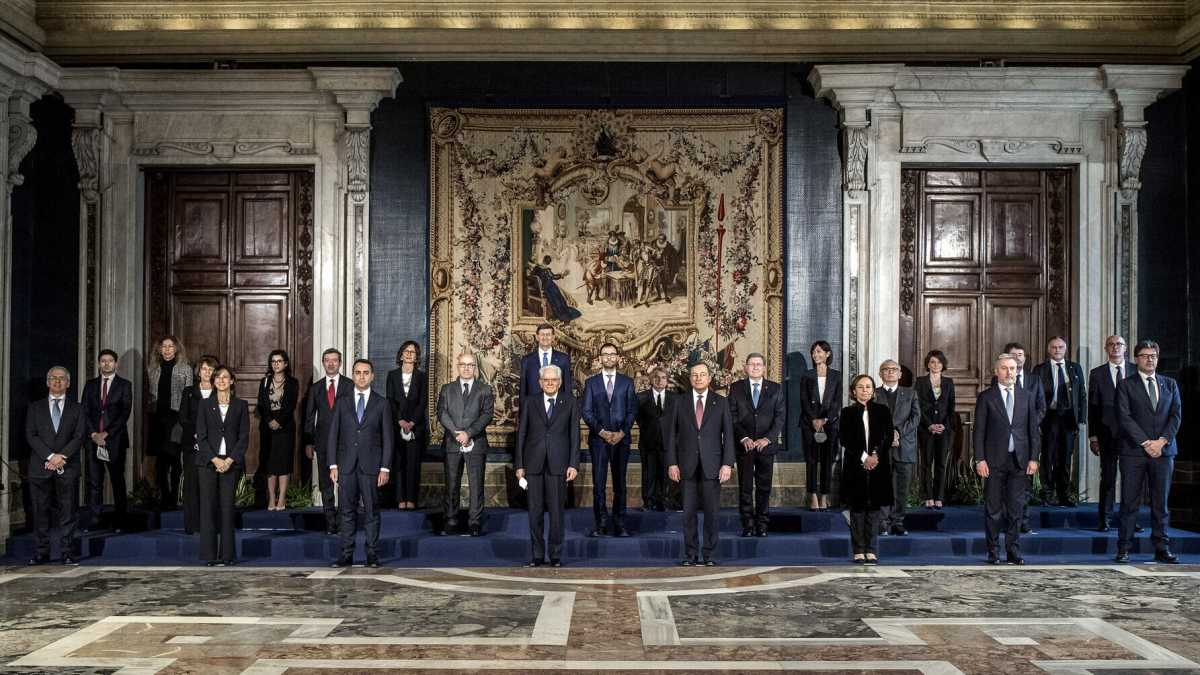 Immagine di Anatomia del governo Draghi in una foto