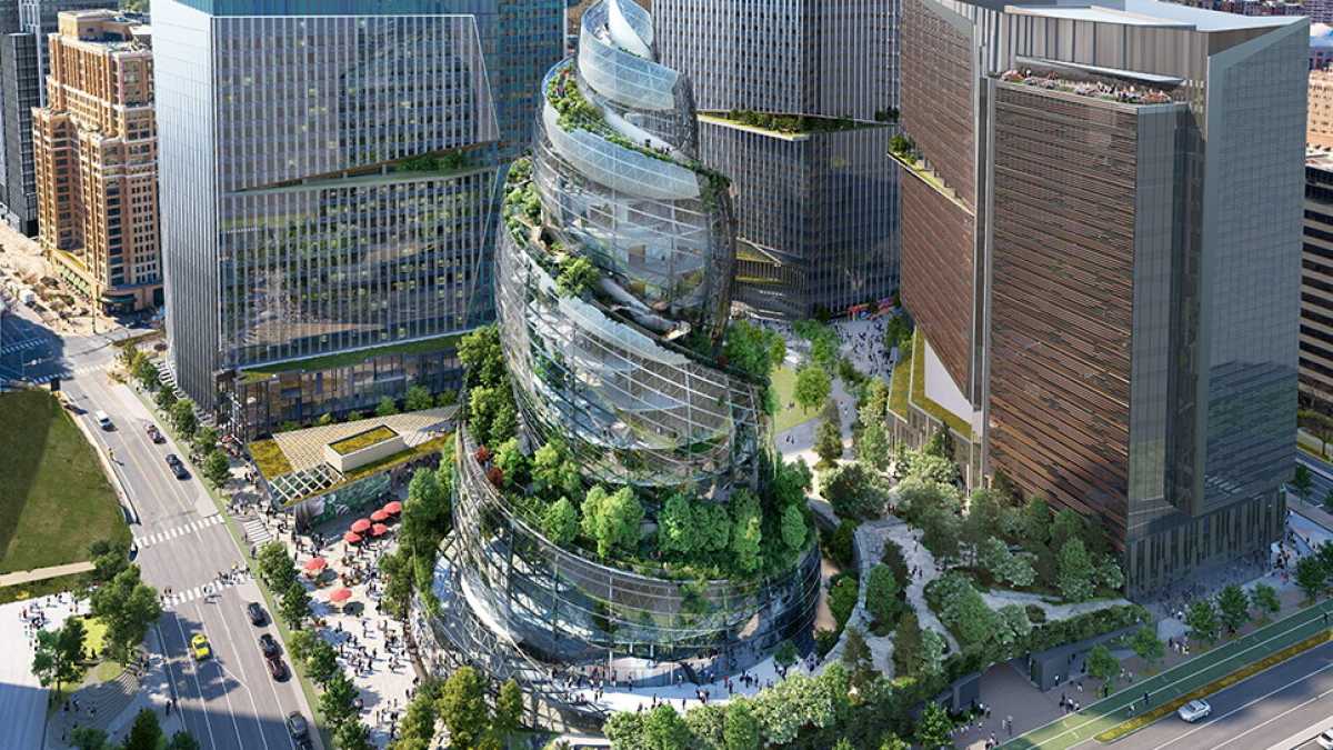 Immagine di Il bosco verticale di Amazon