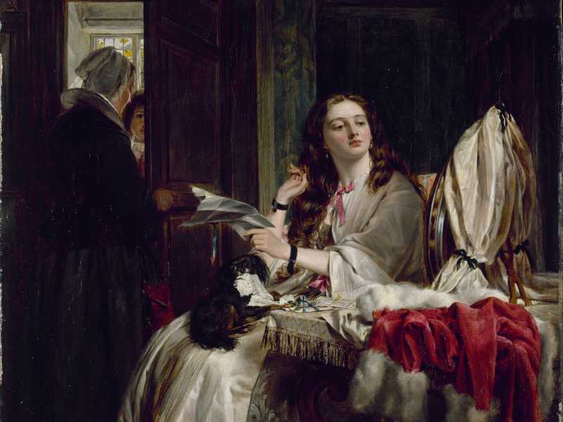 John Callcott Horsley, “La mattina di San Valentino”, 1865, Walker Art Gallery, Liverpool (Wikimedia Commons)