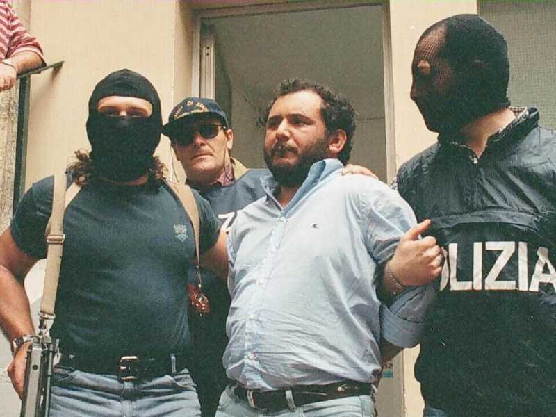 L'arresto di Giovanni Brusca, nel maggio 1996 (Foto Ansa)<br />&nbsp;<br />