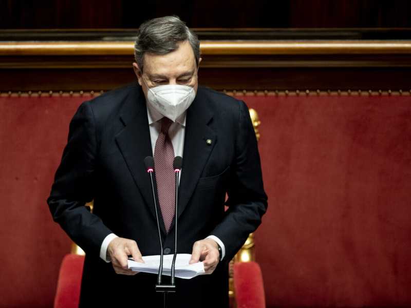 Draghi presenta il suo "governo del paese"