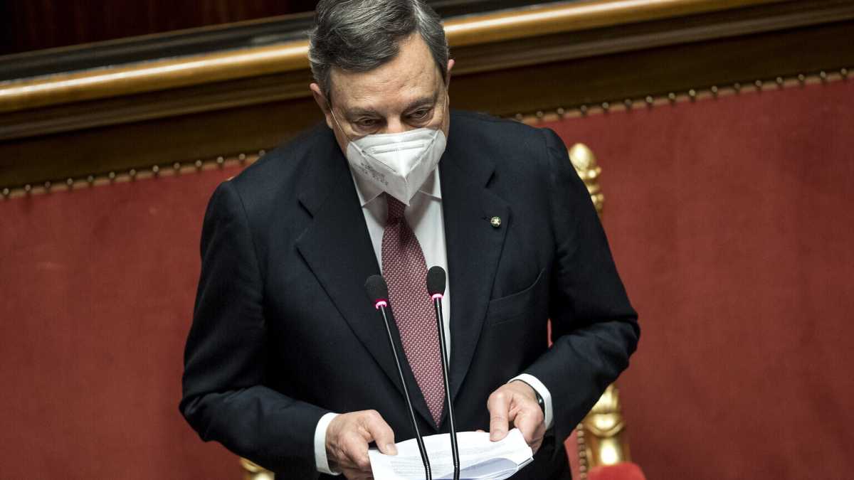 Immagine di Mario Draghi, Cavour e Papa Francesco