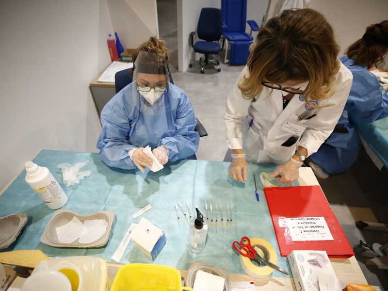Hub vaccinale all’Auditorium di Roma dal 15 febbraio (LaPresse) <br />