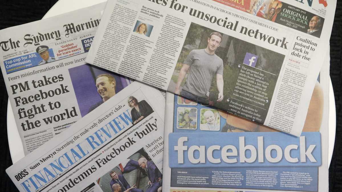 Immagine di Facebook e l'Australia sono di nuovo amici