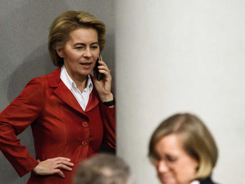 Ursula von der Leyen, presidente della Commissione Europea dal 2019 (Ansa)<br />&nbsp;<br />