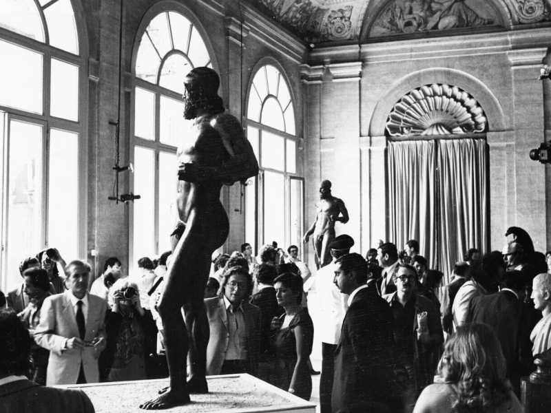  I Bronzi di Riace al Quirinale, archivio LaPresse<br />