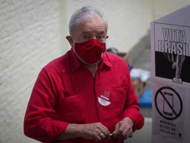 Lula alle municipali di Sao Bernardo do Campo (foto Ansa)<br />&nbsp;<br />