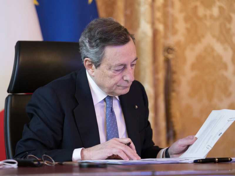 <span style="font-family: Arial, sans-serif; font-size: 12px;">Il premier Mario Draghi, 73 anni (Ansa)</span>