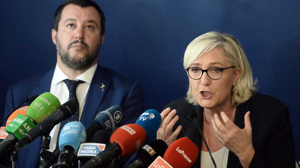 Immagine di Salvini e il finto nuovo partito in Europa. E la Meloni ride: "Je piacerebbe..."