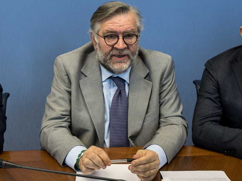 Raffaele Volpi, presidente del Copasir (foto Roberto Monaldo / LaPresse)&nbsp;<br />