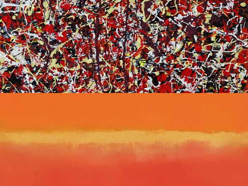 Pollock e Rothko, gli opposti che per contrapporsi si devono somigliare