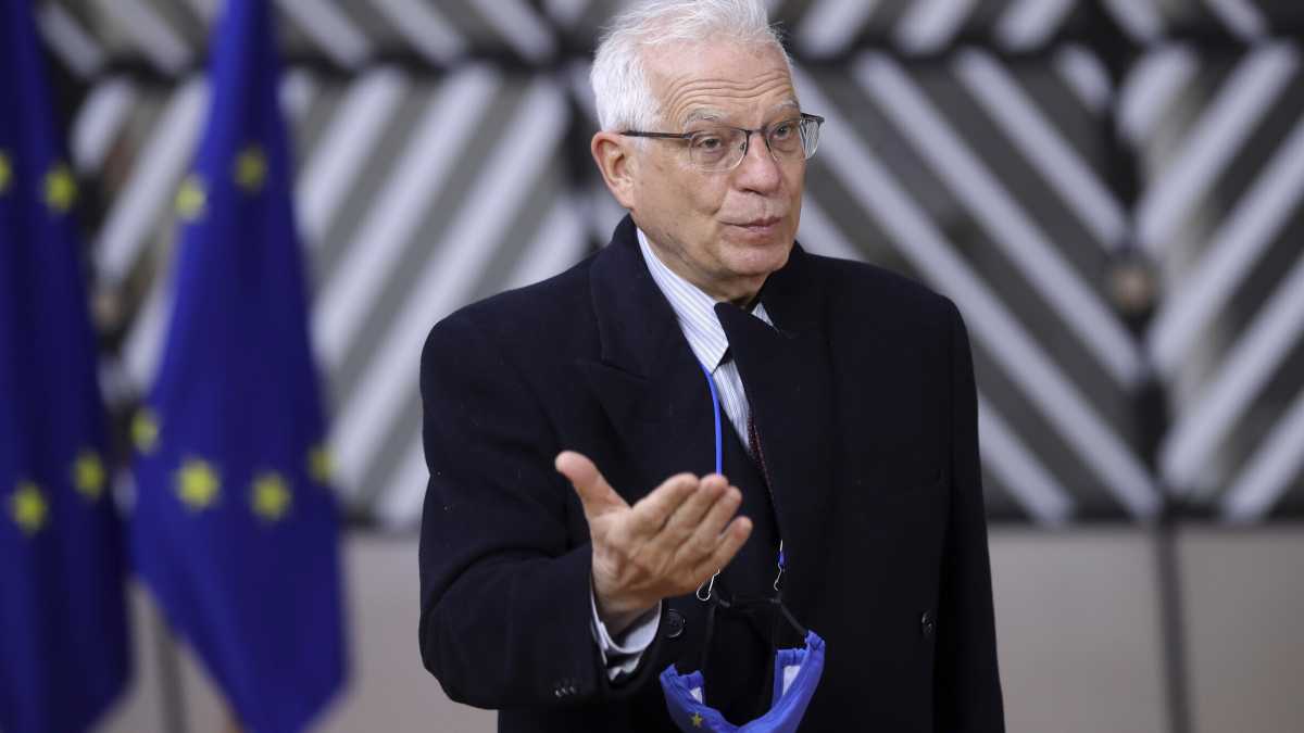 Immagine di Borrell a Roma dice che l'Ue è pronta a vigilare sul cessate il fuoco in Libia